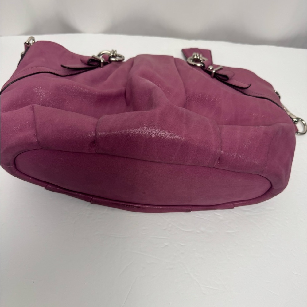 Coach Shimmery Purple Purse - Picture 6 of 9